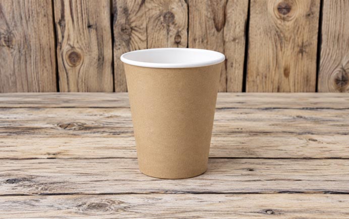 Bio-Einwegbecher aus Pappe